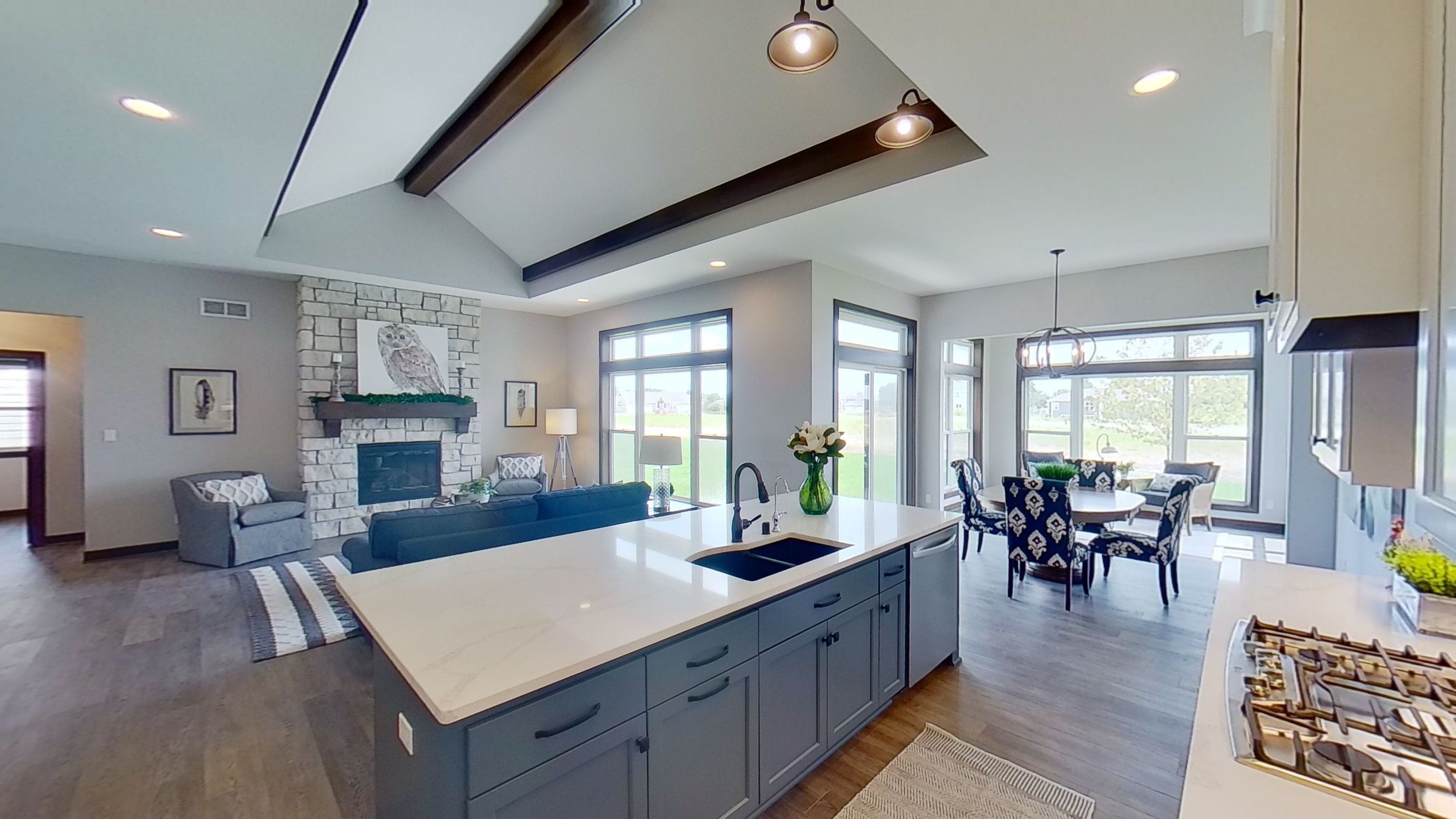 Kitchen and Open Main Level