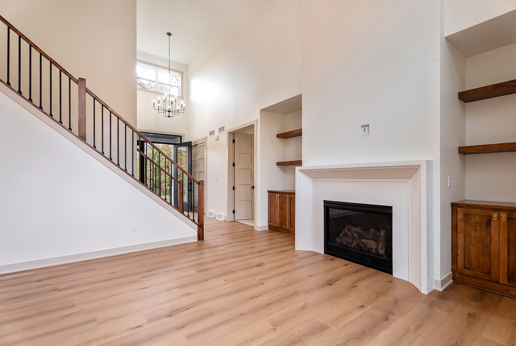 Great Room and Open Staircase