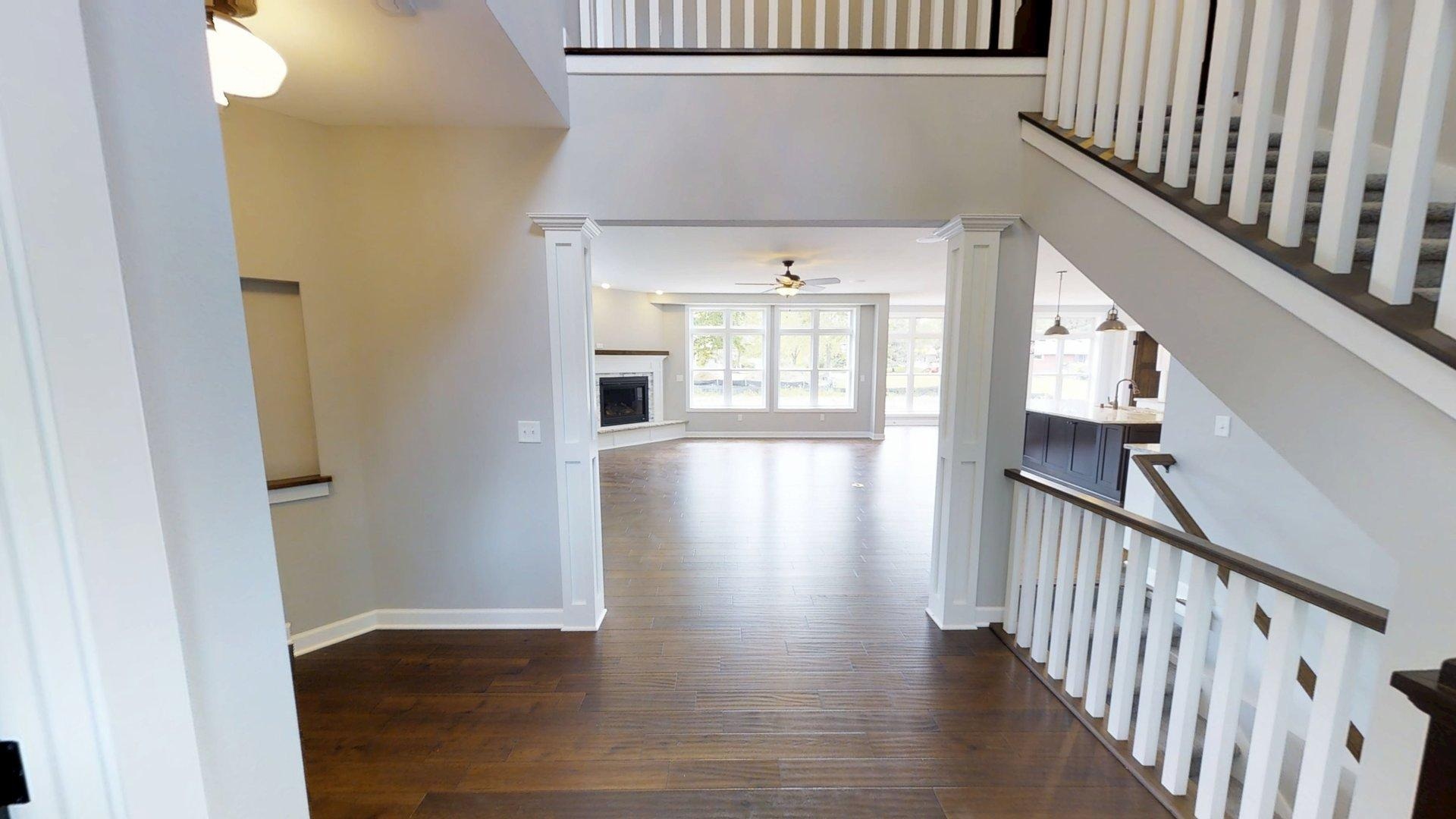 Foyer and Open Staircase