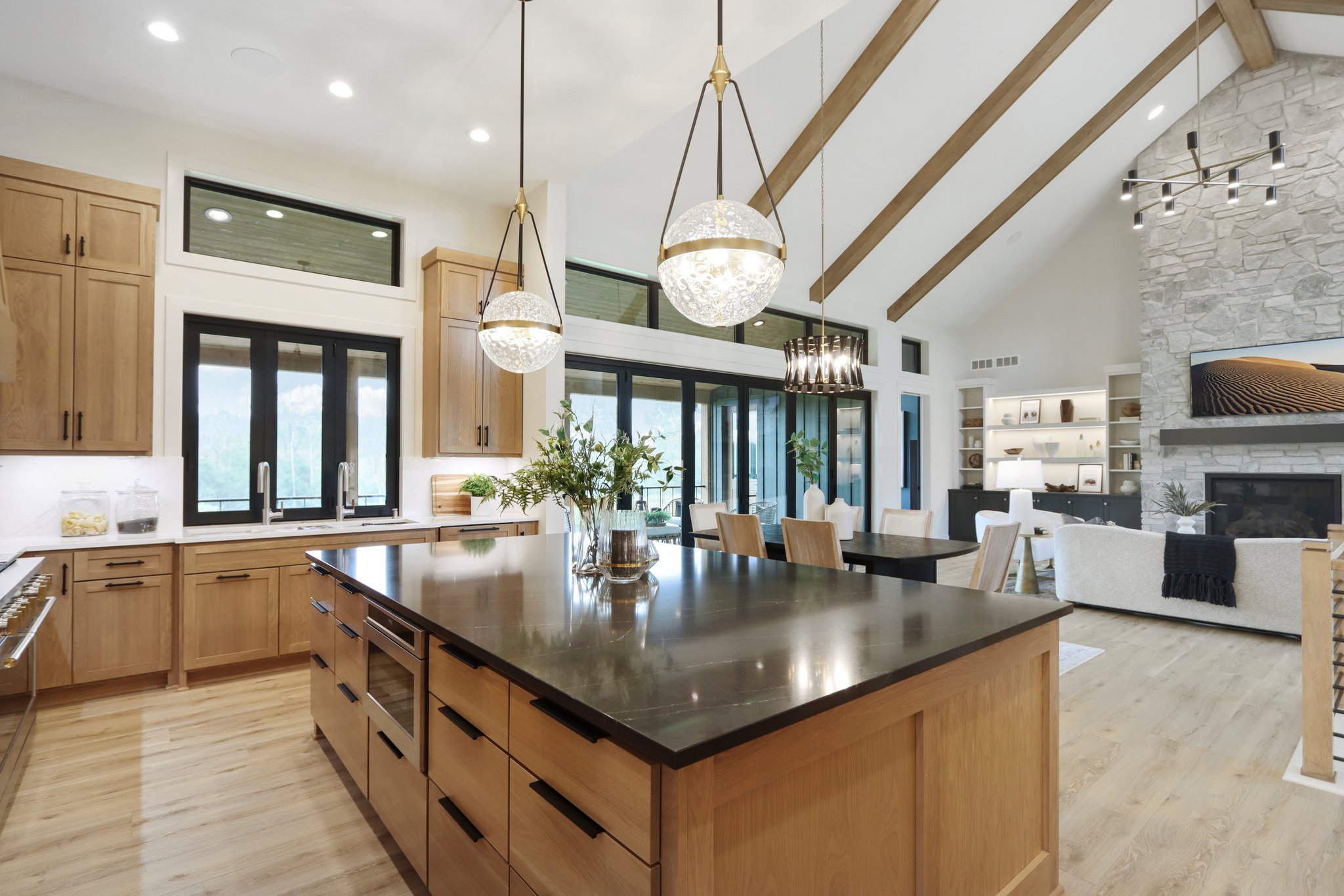 Kitchen, Dining & Great Room