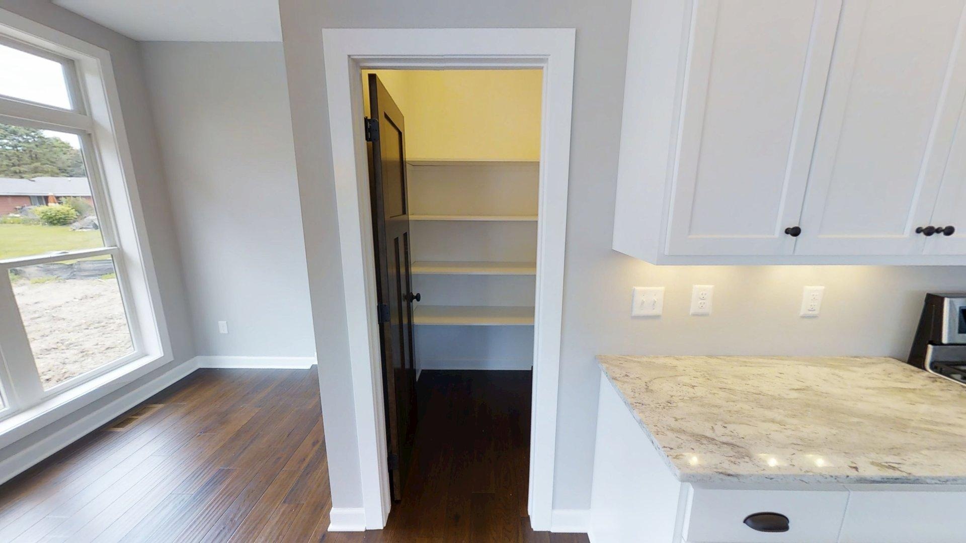Kitchen and Walk-In Pantry
