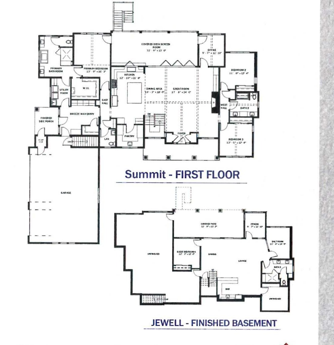 The Summit floor plan