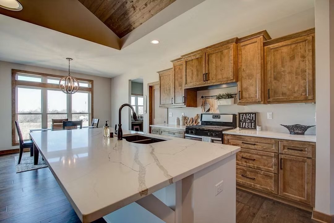Kitchen and Island