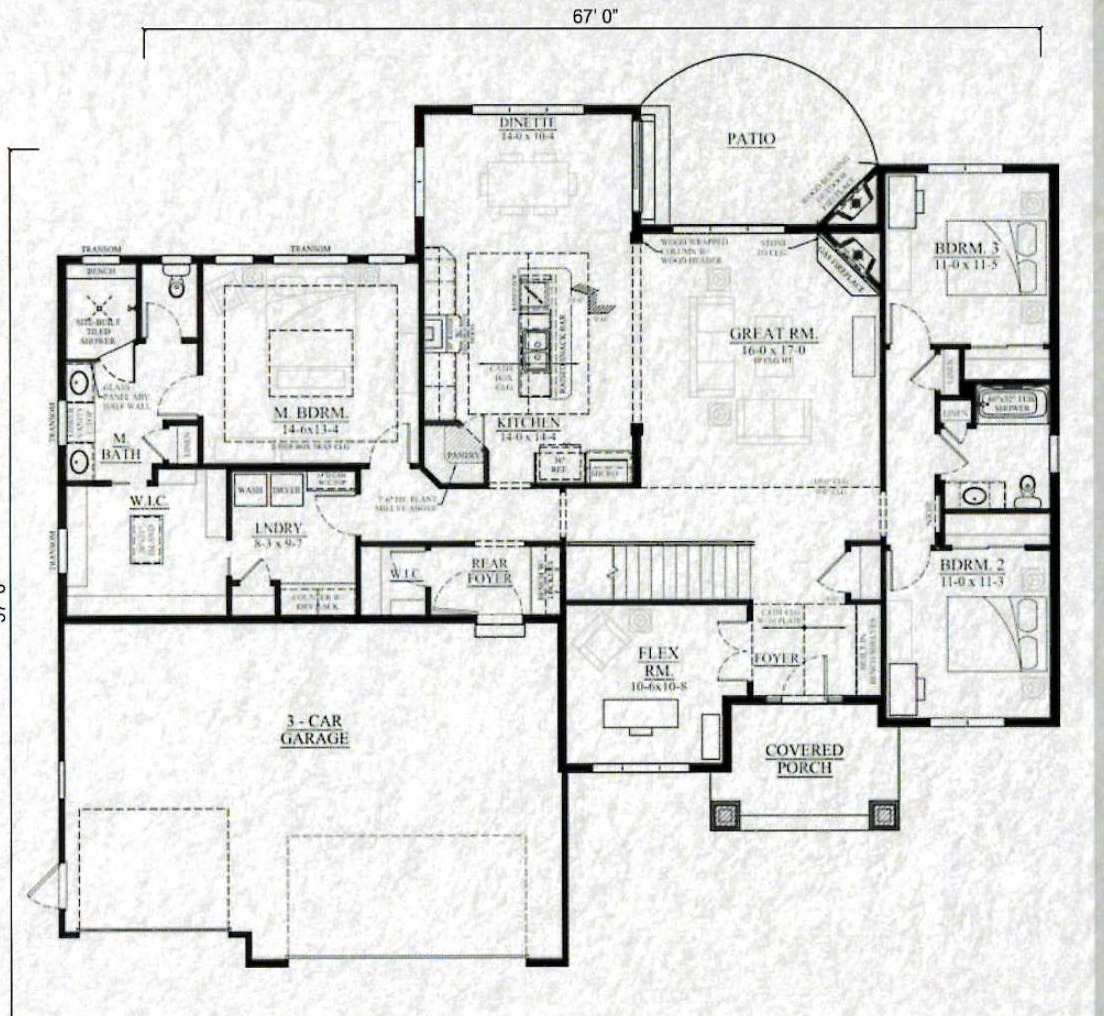 The Barran II floor plan