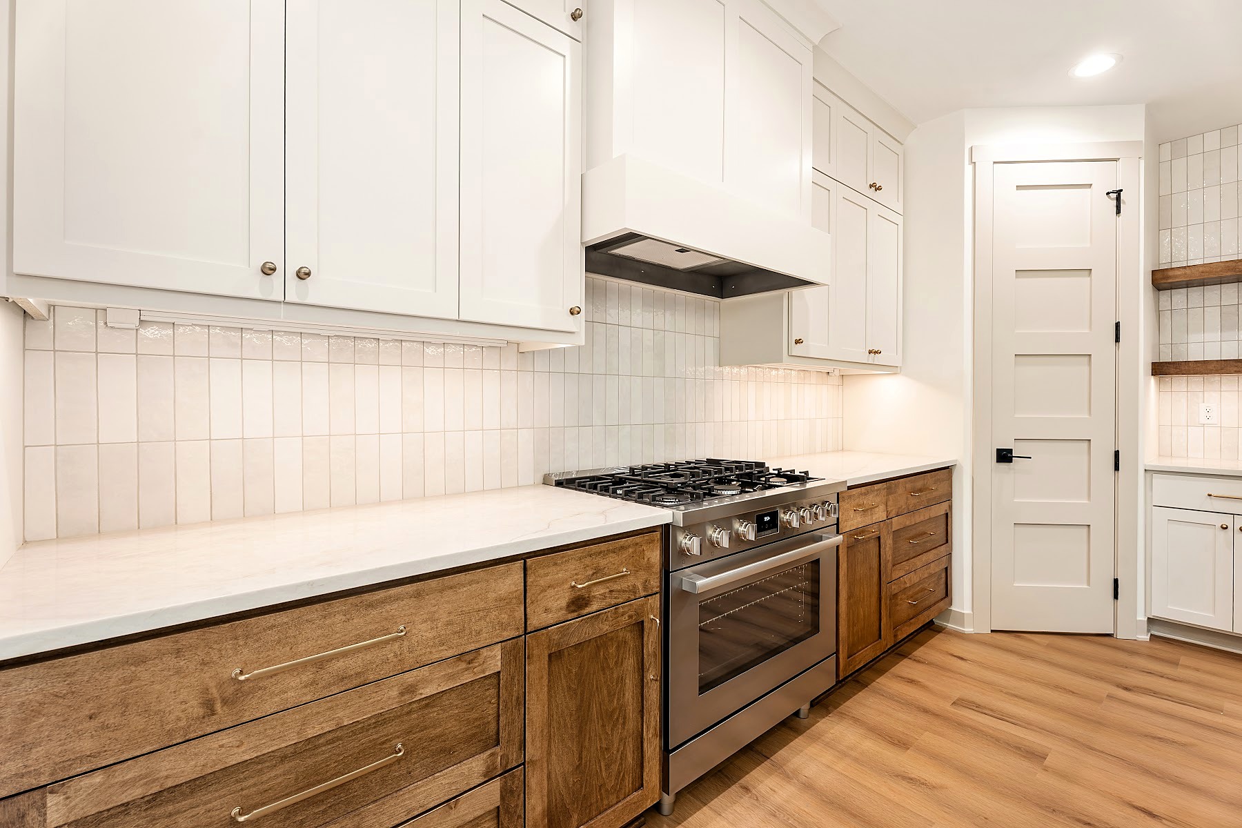 Range Wall and Cabinetry