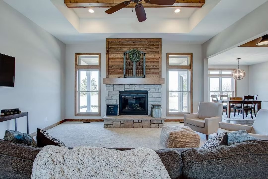 Great Room and Fireplace