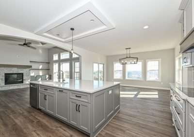 open floor plan with natural light