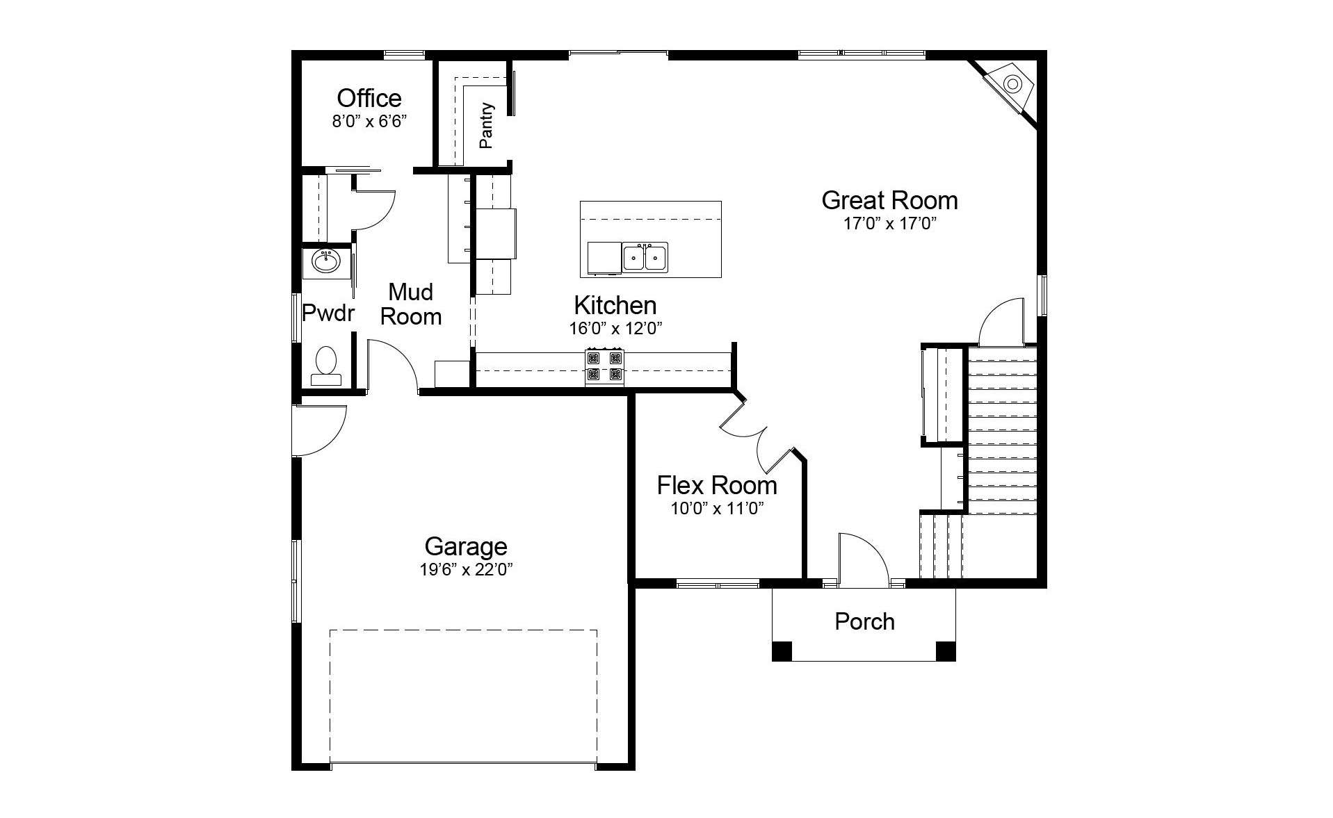 Norah First Floor plan