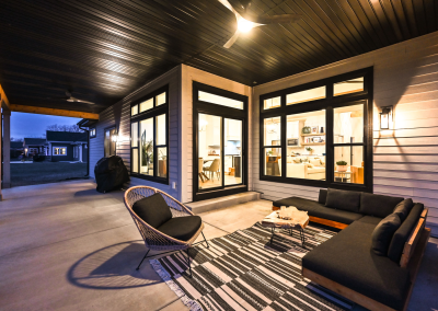 outdoor living space